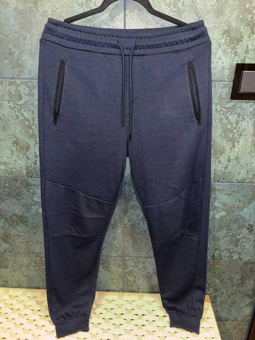 Dresy granatowe z kieszeniami męskie Sinsay S