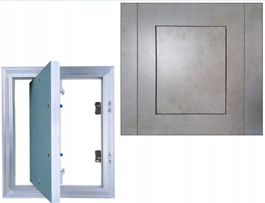 Rewizja drzwiczki rewizyjne do zabudowy z uszczelką klik-klak 20x30