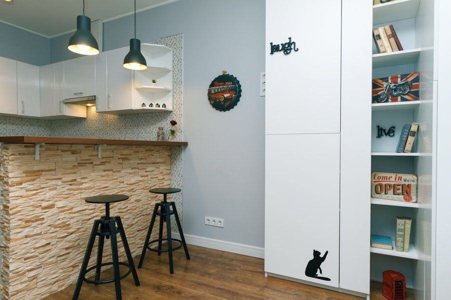 Дизайн-проект у стилі ЛОФТ ЖК Британський Квартал Подобова оренда Київ