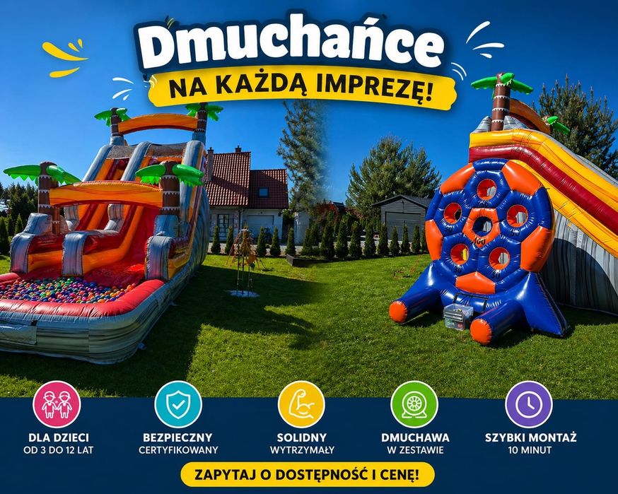 Wynajem zamków dmuchanych dmuchaniec do wynajęcia Dart piłkarski