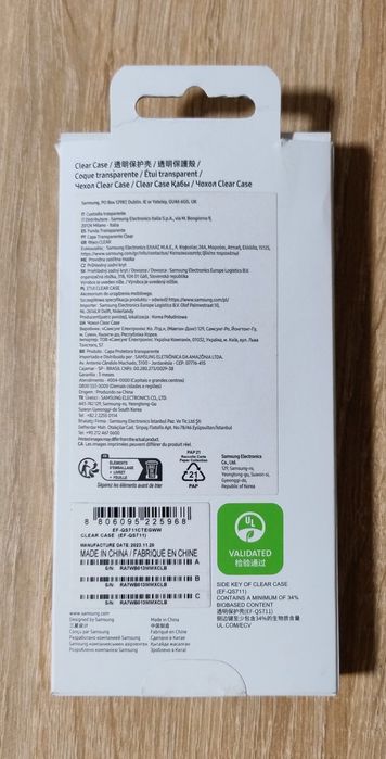 NOWE etui Samsung Galaxy S23 FE Clear Case przezroczysty ORYGINAŁ
