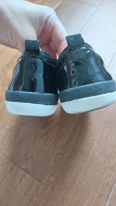 Buty sneakersy lakierowane Calvin Klein