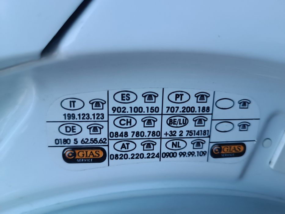 Пральна машина з сушкою Hoover 6+4 кг (Італія). Вузька пралка сушка