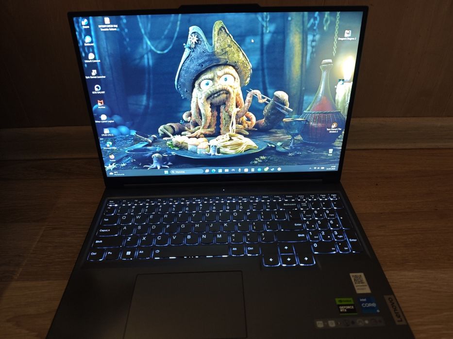 Gamingowy Lenovo Legion slim 5, 16IRH8 , 16' i5 12gen,rtx4050 6gb,16gb DDR5