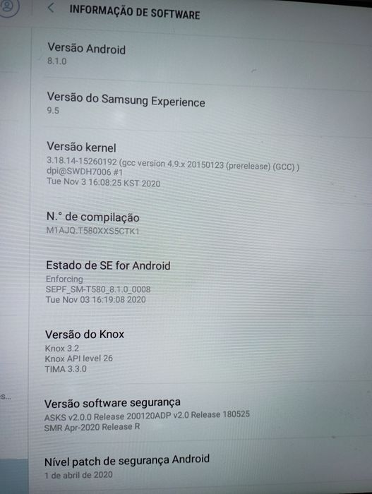 Tablet Samsung TabA6