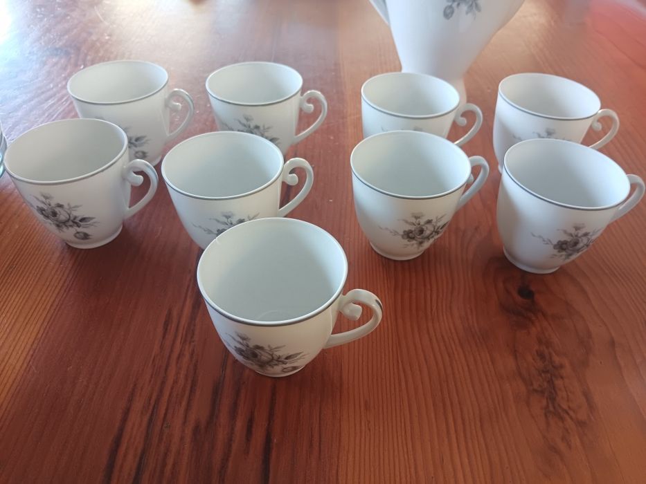 Serviço de café Spal de porcelana