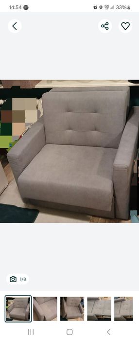 Nowa sofa jednoosobowa amerykanka