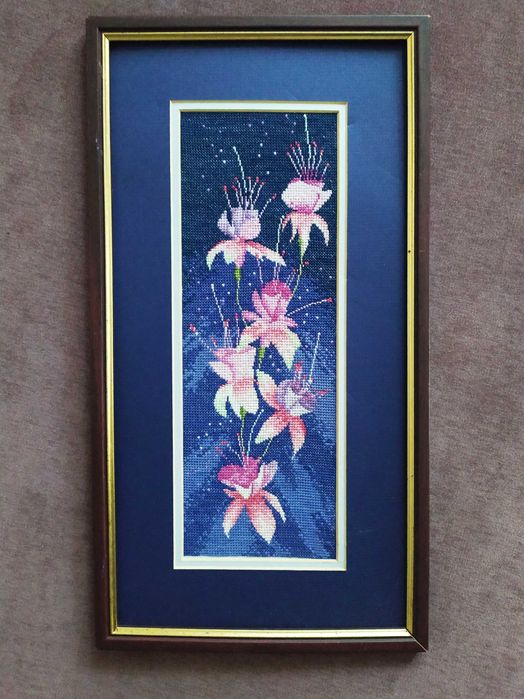 картина вышитая крестиком