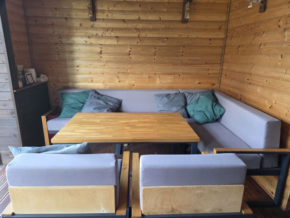 Meble ogrodowe dębowe