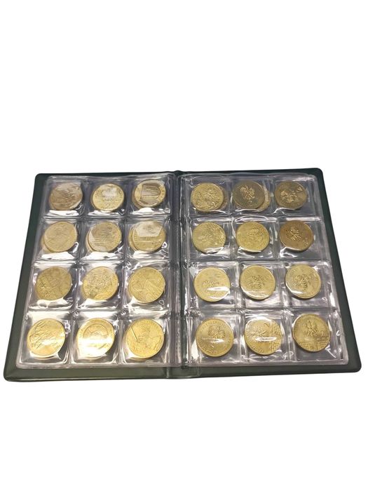 Klaser z Monetami Kolekcjonerskimi 2 zł  x46 szt. GN (Gold Nordic)
