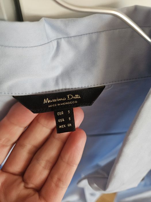 Нова базова сорочка рубашка Massimo dutti
