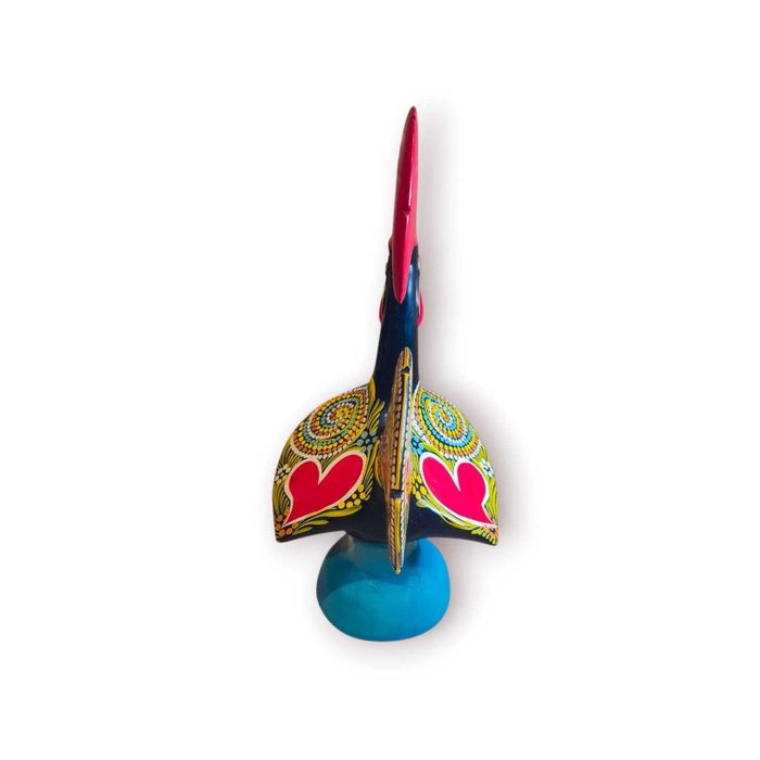 Galo Barcelos Artesanal Cerâmica Pintada à Mão – 33,5 cm