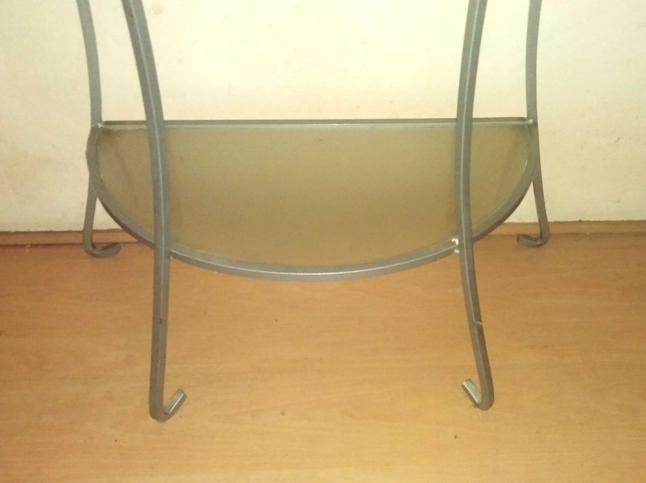 Konsola stolik metal szkło nowoczesny