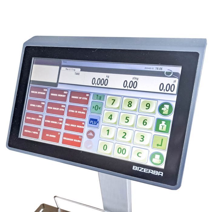 Waga etykietująca BIZERBA XC 800 multimedialna 15kg 2/5g LAN dotykowy