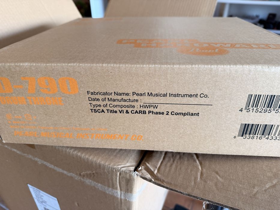 Banco de bateria Pearl D-790 – Novo na caixa