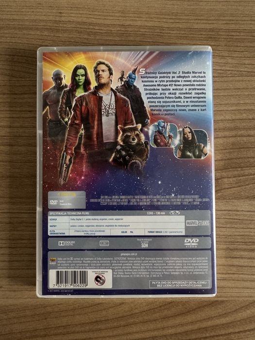 DVD Strażnicy Galaktyki vol.2