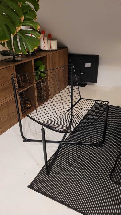 Fotel Ikea stal czarny SKÅLBODA