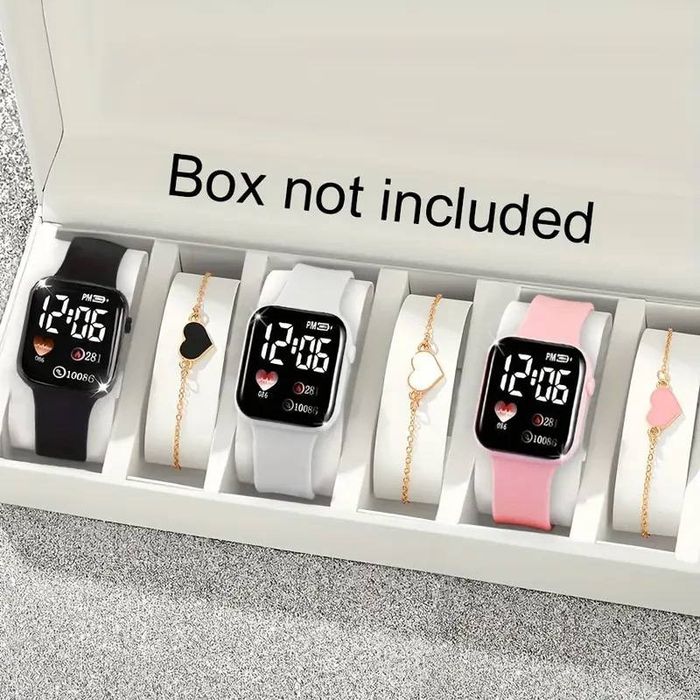 Жіночий подарунковий набір: Стильний годинник + браслет