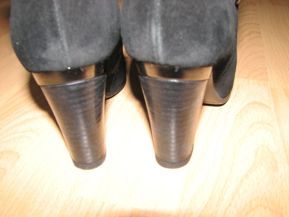 Buty ze skóry naturalnej zamszowej