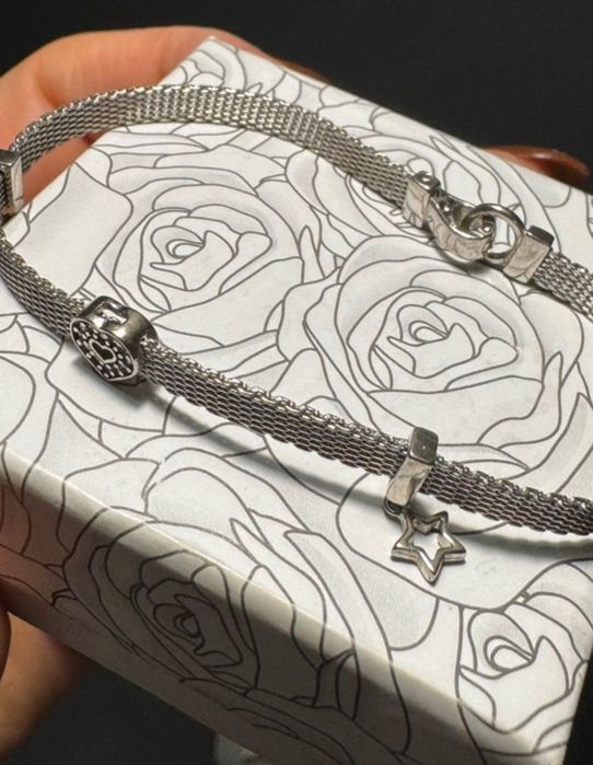 Srebrna bransoletka nowa