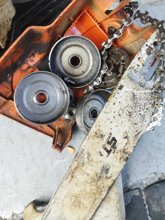 Piła Stihl 170 uszkodzona