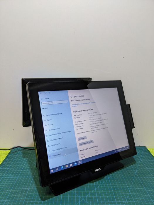 POS терминал Aures Yuno 151 (J1900/4/120) 4 ядра 4 потока Два монитора