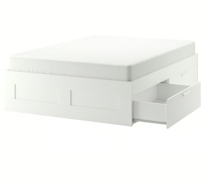 Cama casal branco
