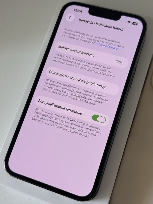 iPhone 13 Pro Nowa Bateria 100% 128Gb