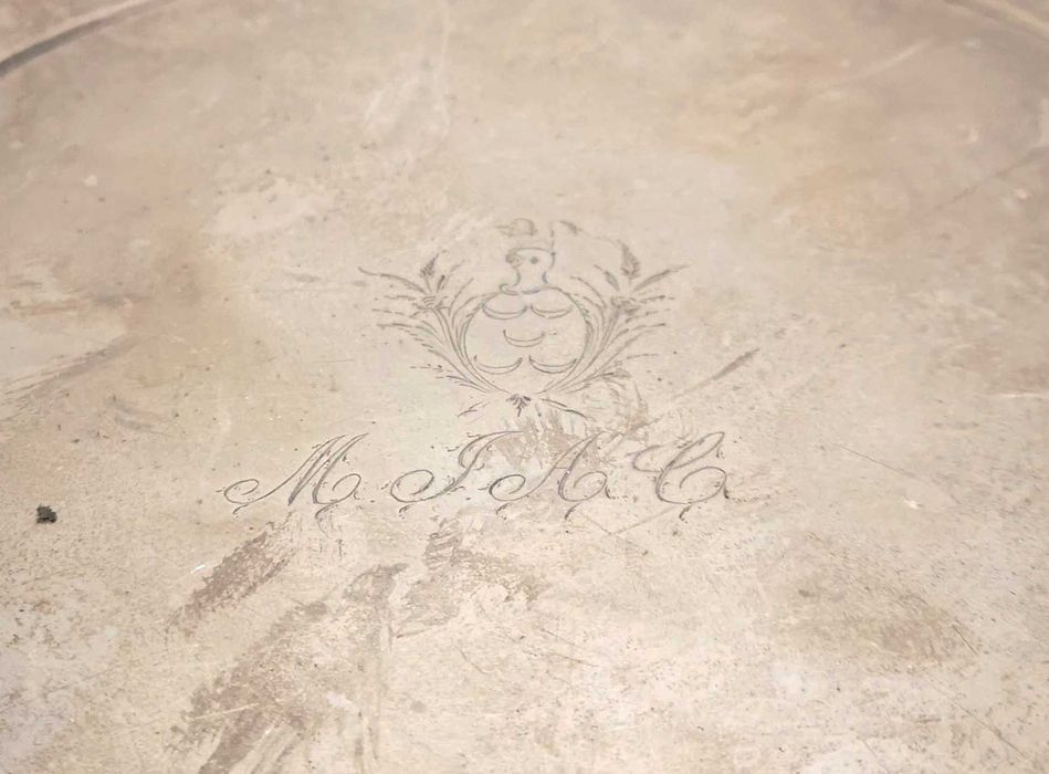 Salva grande prata coroa d Maria | século XIX
