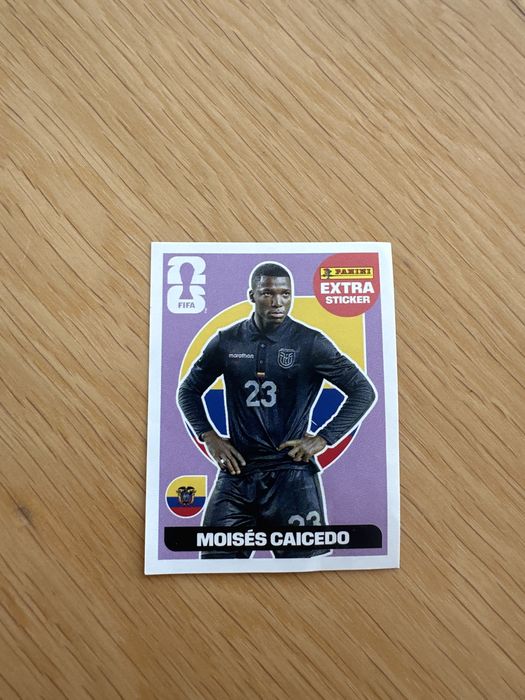 Moisés Caicedo Cromo Mundial 2026 Roxo