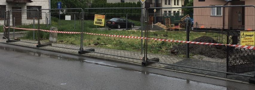 Ogrodzenie tymczasowe na budowe