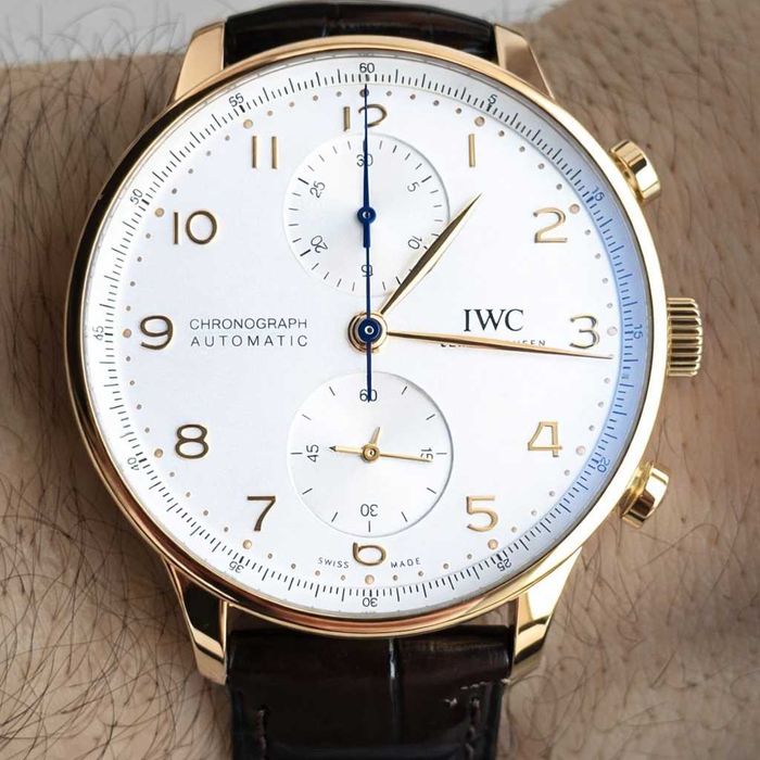 Nowy IWC Portugieser Chrono 41mm Rose Gold 2025r, / Gwar. do 2033r.