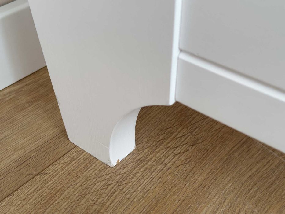 Łóżko 140x200 białe, sosnowe | jedna sztuka, outlet, 2100 zł taniej !