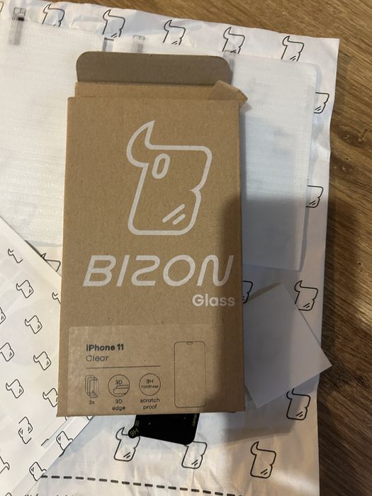 Iphone 11 folia na wyświetlacz szklo BIZON szklo na aparat Apple