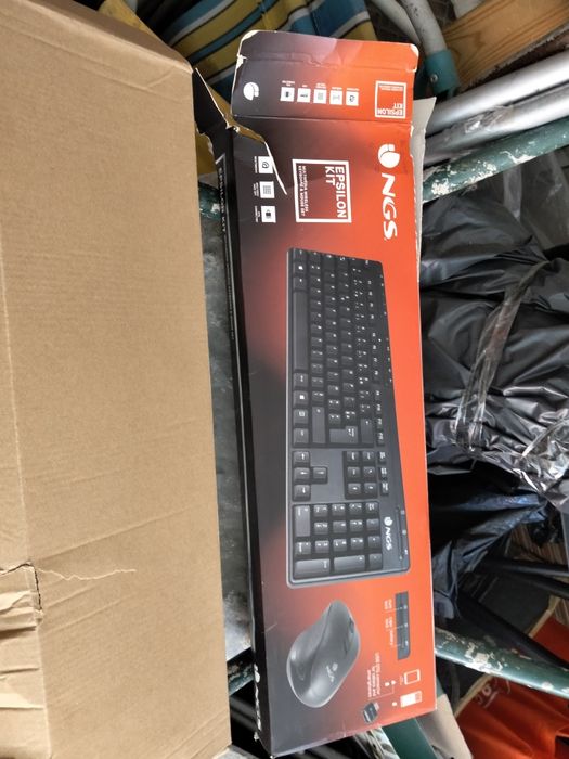 Teclado e rato novo
