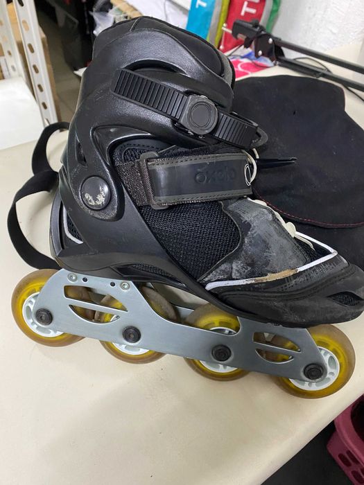 Patins em linha + capacete