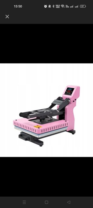 Prasa płaska Manual Craft Express 38 x 38 cm Pink