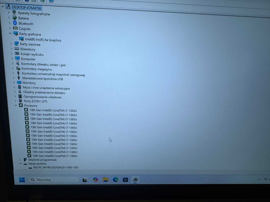 Ultrabook Lenovo ThinkPad X13 G4 13,3 " Intel I7 32 GB 1TB dotyk LTE