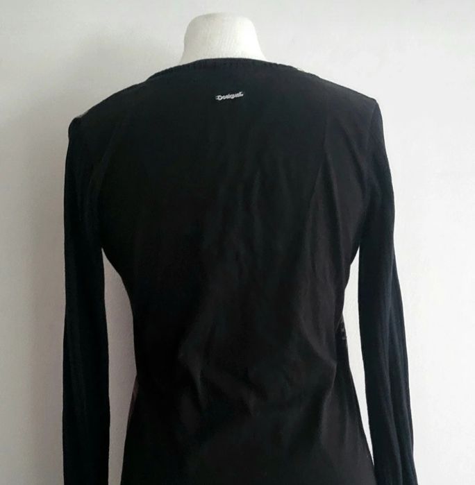 OKAZJA Desigual bluzka damska bluza bluzeczka różowe kwiaty  m 38 l 40