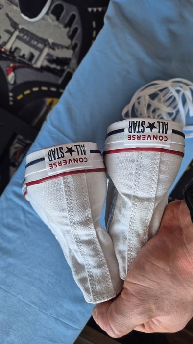 Converse białe za koste 42 rozmiar