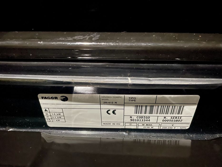 Placa e forno Fagor