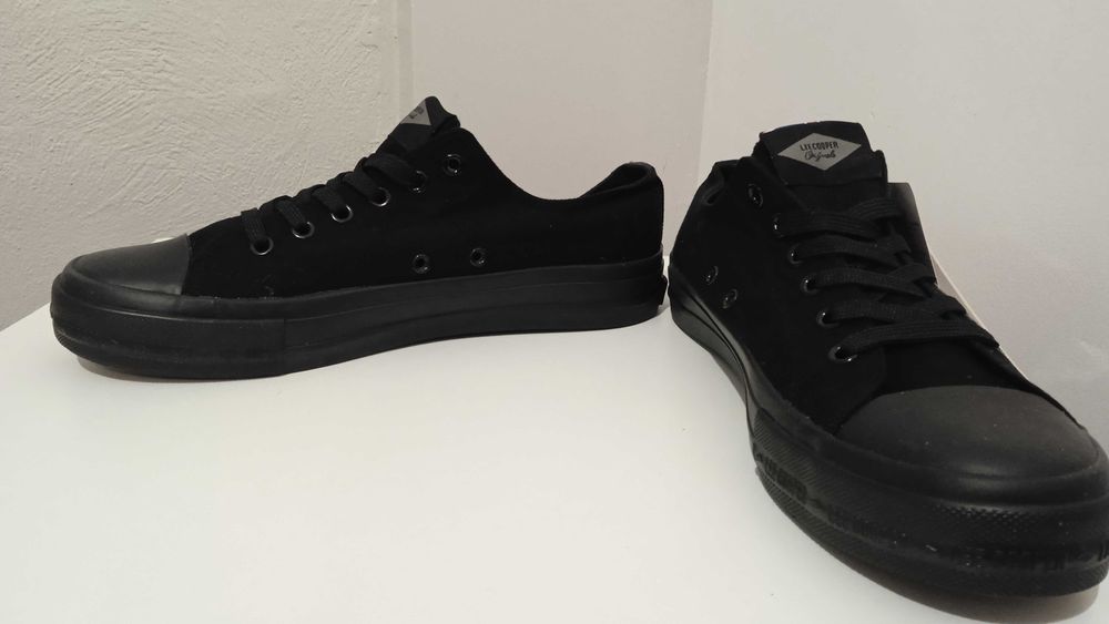 Czarne trampki Lee Cooper unisex r.41 Black sneakers