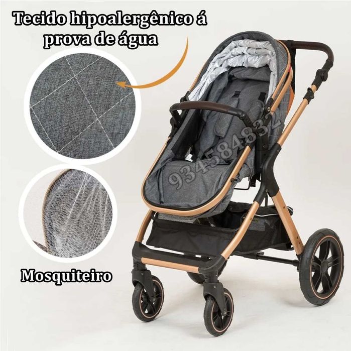 * CARRINHO DE BEBÉ TRIO * 3 em 1 * NOVOS * Oportunidade + Ofertas *