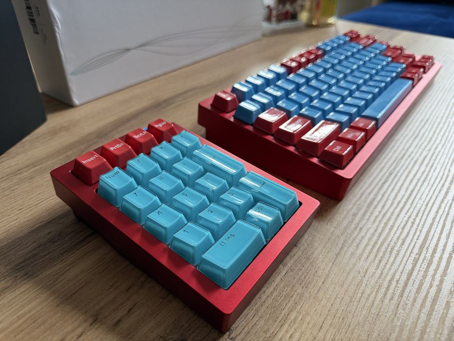 Klawiatura mechaniczna custom PMO Wave75 pro gamingowa CERAKEYS vertex
