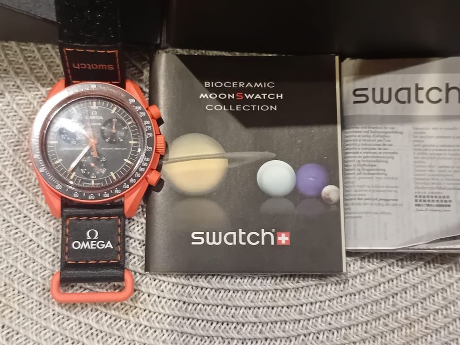 Relógio Swatch x Omega