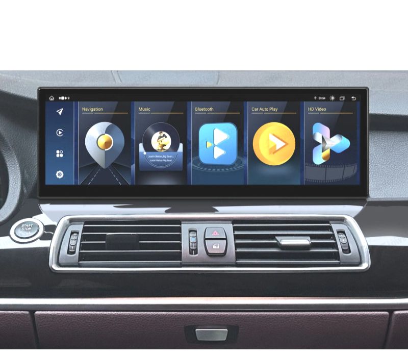 RÁDIO GPS ANDROID 14 BMW SÉRIE 5 F07 GT NBT 14" 8GB+128GB