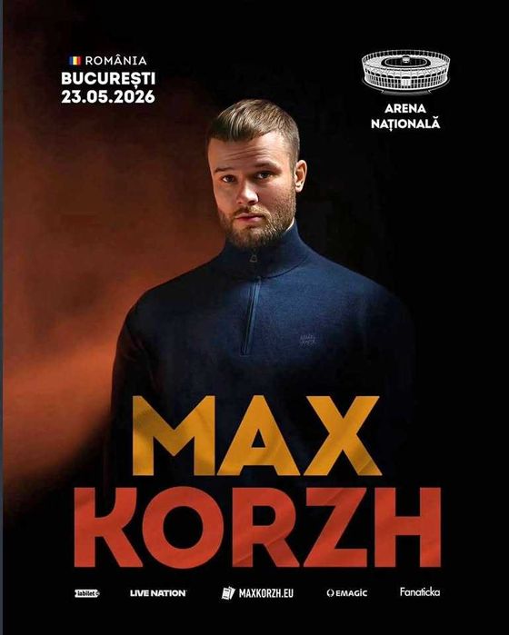 2 Билета Макс Корж Бухарест 23.05.2026