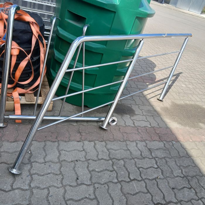 Balustrada  z demontażu,stal nierdzewna