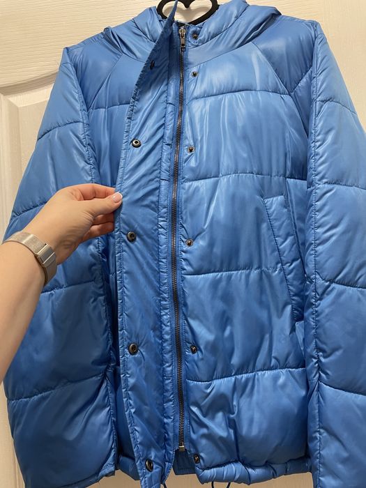 Kurtka niebieska Zara Basic