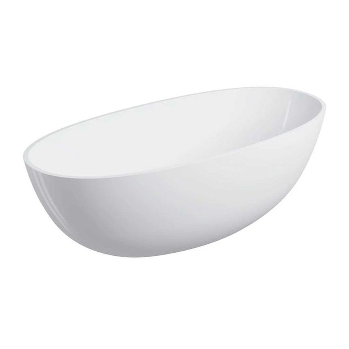Wanna wolnostojąca Omnires Shell M+  160x75 i Omnires Shell M+ umywalka 60x35 cm